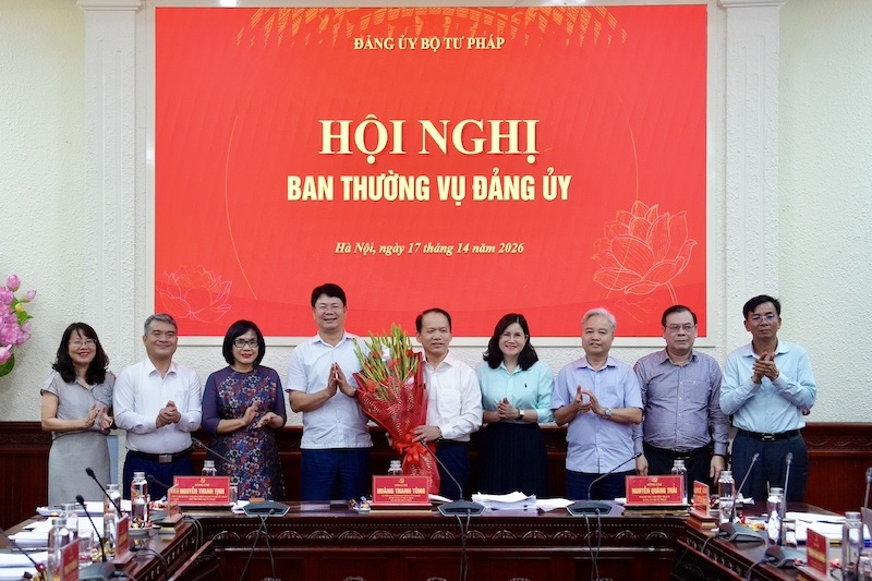Bộ trưởng Hoàng Thanh Tùng được chỉ định giữ chức Bí thư Đảng ủy Bộ Tư pháp nhiệm kỳ 2025 - 2030